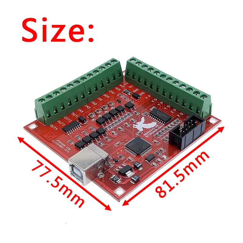 ЧПУ USB MACH3 100 кГц коммутационная плата 4-осевой интерфейс привода контроллер