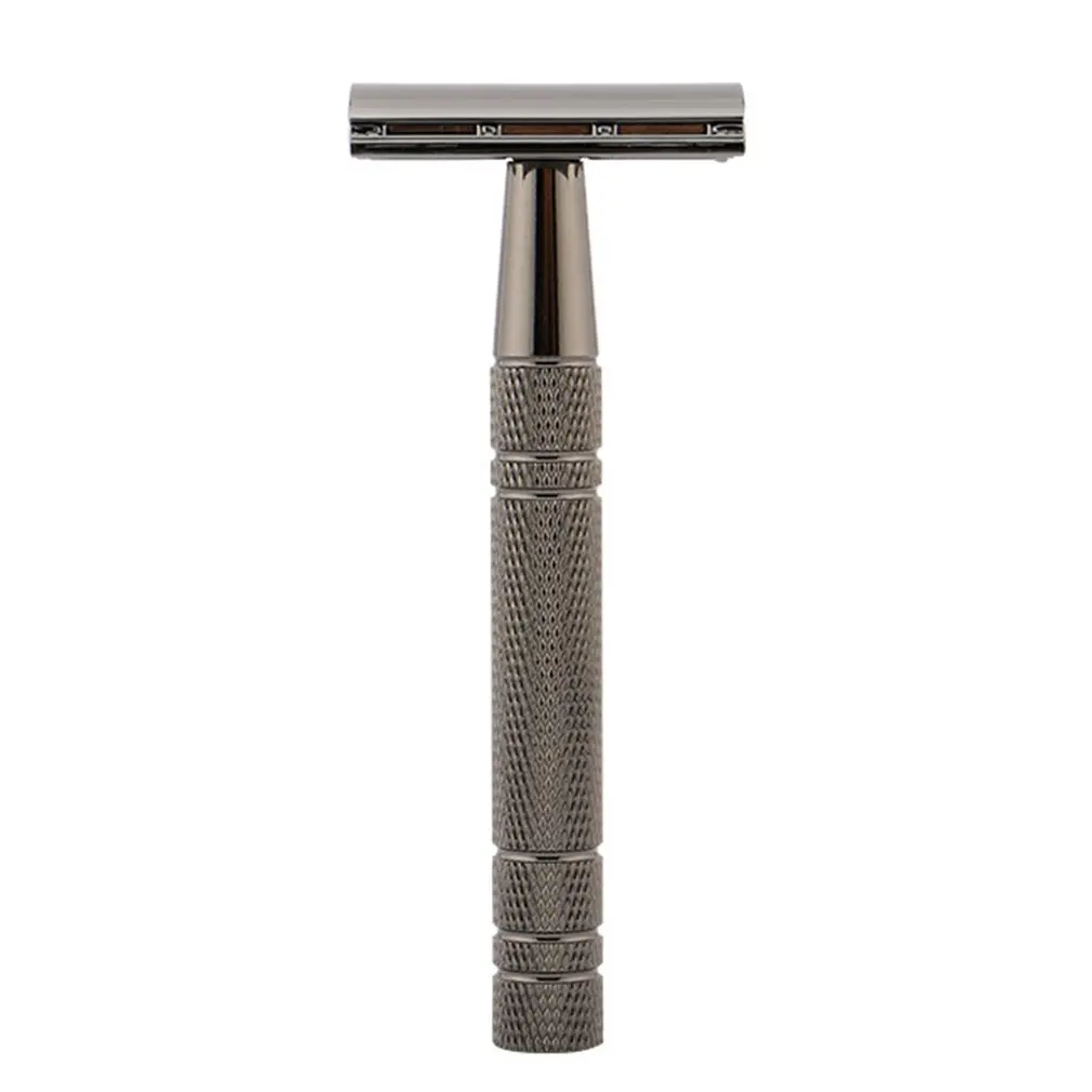 

Double Edge Safety Razor Vintage Metal Single Blade Razor Classic Wet Shaving Manual Shavers Fits Standard Razor Blades