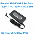 Подлинная Delta ADP-150VB B 19,5 V 7.7A 150W AC адаптер для MSI GS60 GS70 GS63 GE62 GL62 зарядное устройство для ноутбука