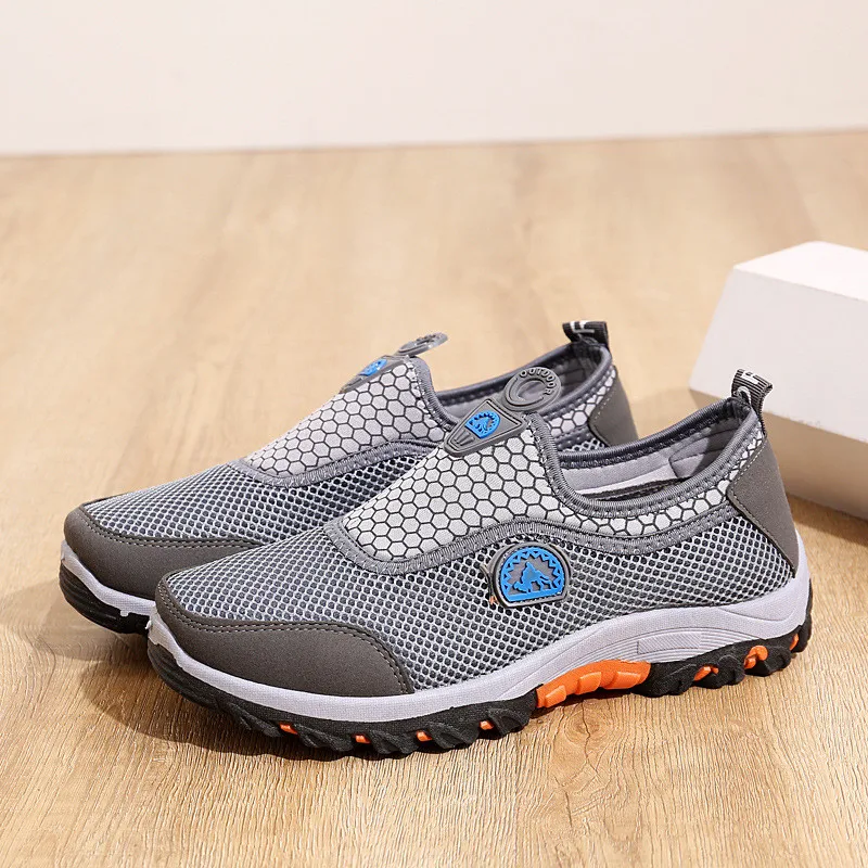 Hiking shoes 2020 new mesh men breathable non-slip wear-resistant sports casual running classic cloth | Обувь