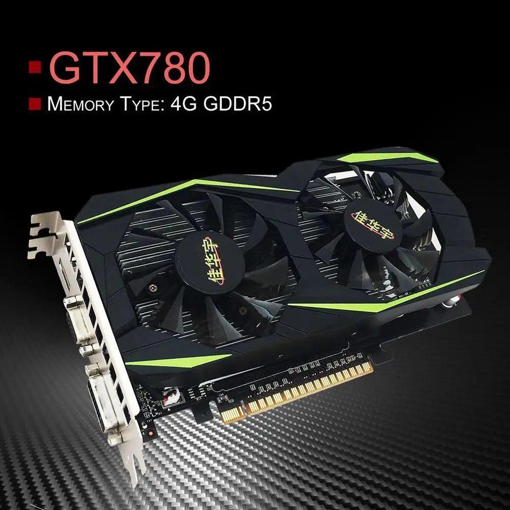 Высокопроизводительная игровая Видеокарта GTX 780 4G DDR5 128 бит графическая карта для
