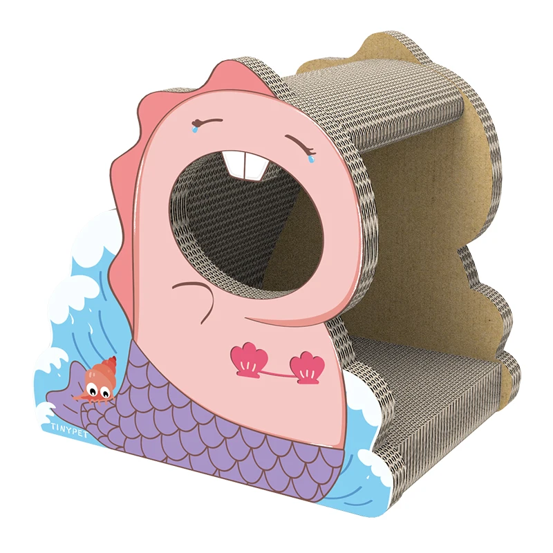 Когтеточка для кошек маленький динозавр Русалочка большое пространство Кот лапа
