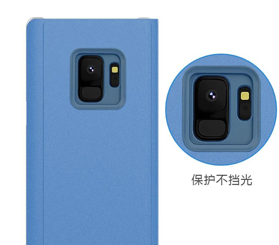 Умный зеркальный чехол для телефона Xiaomi Redmi Note 9s 8 7 K20 5 6 Pro 8T 8A 4X 7A Plus Mi 10 Lite 9 SE A1 A2 5X 6X