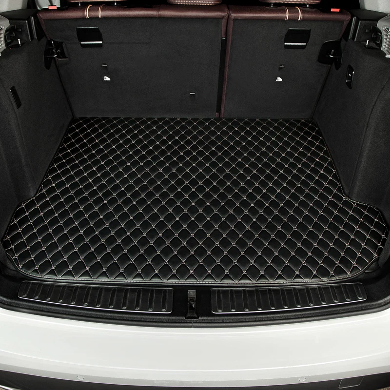 Leather Car Trunk Mat for LAND ROVER Range Rover Sport Evoque Discovery 4 Freelander LR2 Rover 75 Defender Car Accessories