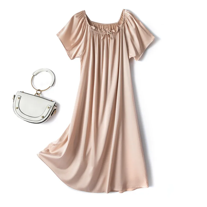 SuyaDream женское шелковое платье для сна из натурального шелка мини-платье 2021 рукава