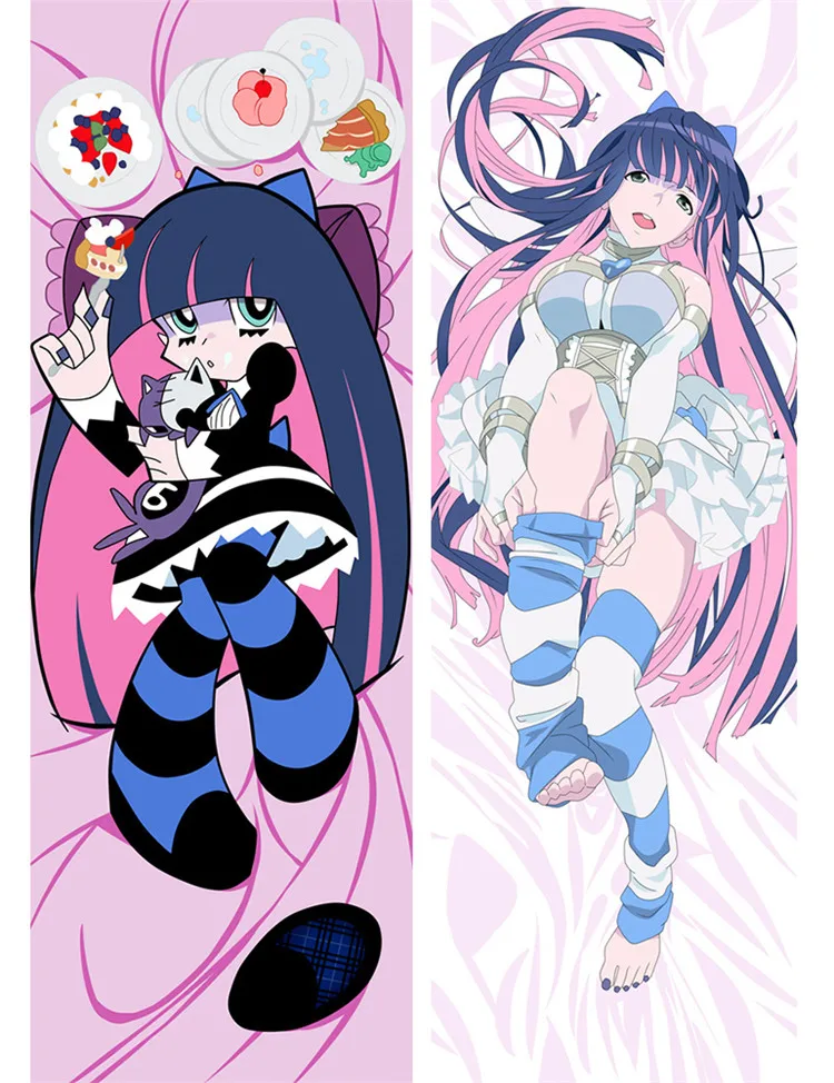 

Panty & Stocking with Garterbelt Pillow Cover case Anime Fans Sexy girls pillow Cover Hugging Body pillowcase