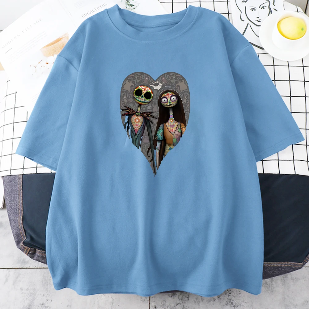 

Sugary Nightmares Print Woman Tshirts Summer Simplicity T Shirt Fashion Comfortable T-shirt Soft Breathable T Shirts Woman