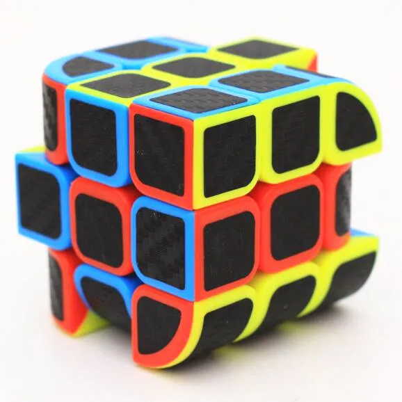 Curve 3X3 наклейка меньше скорости кубик-пенроза головоломка новый дизайн 56 мм ПВХ