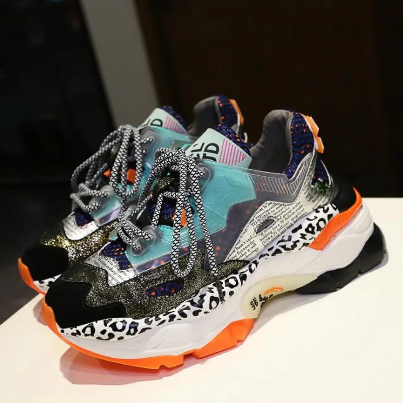 Кроссовки женские на толстой нескользящей подошве Спортивная удобная мягкая