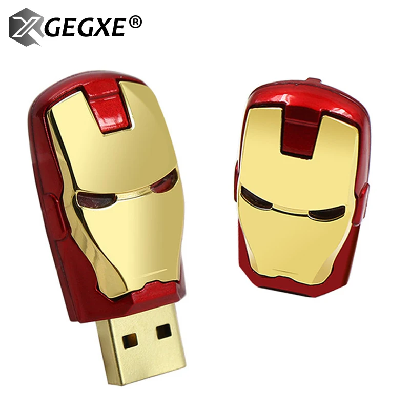 USB флеш накопитель металлический 4 ГБ 8 16 32 USB2.0 Флешка мстители флешка ноутбук|USB