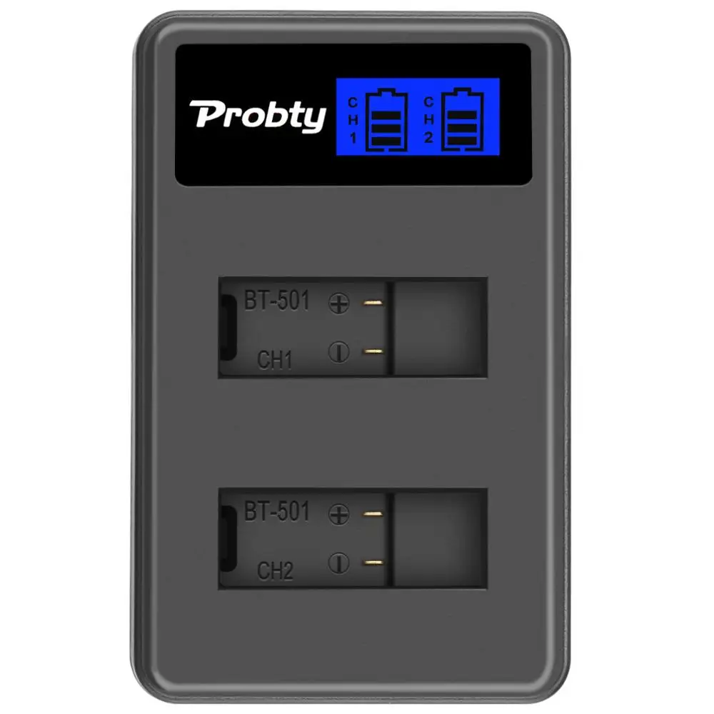 Для аккумулятора GoPro 8 7 6 Двухканальное зарядное устройство 1680 мАч или ЖК дисплей