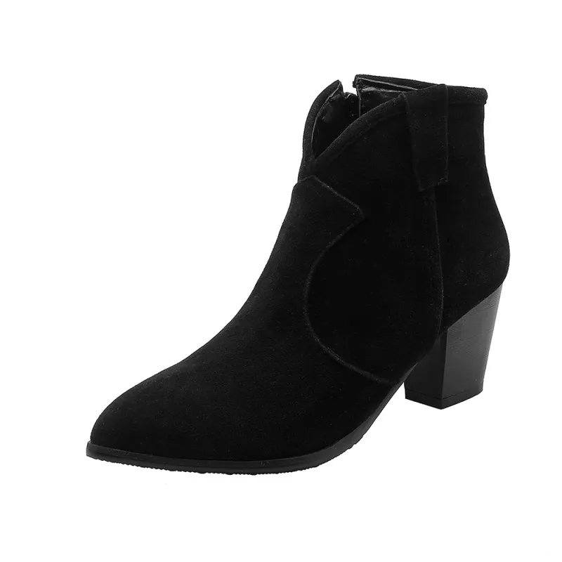 

Big Size Pointed boots boots women shoes ankle boots for women ladies boots shoes woman winter