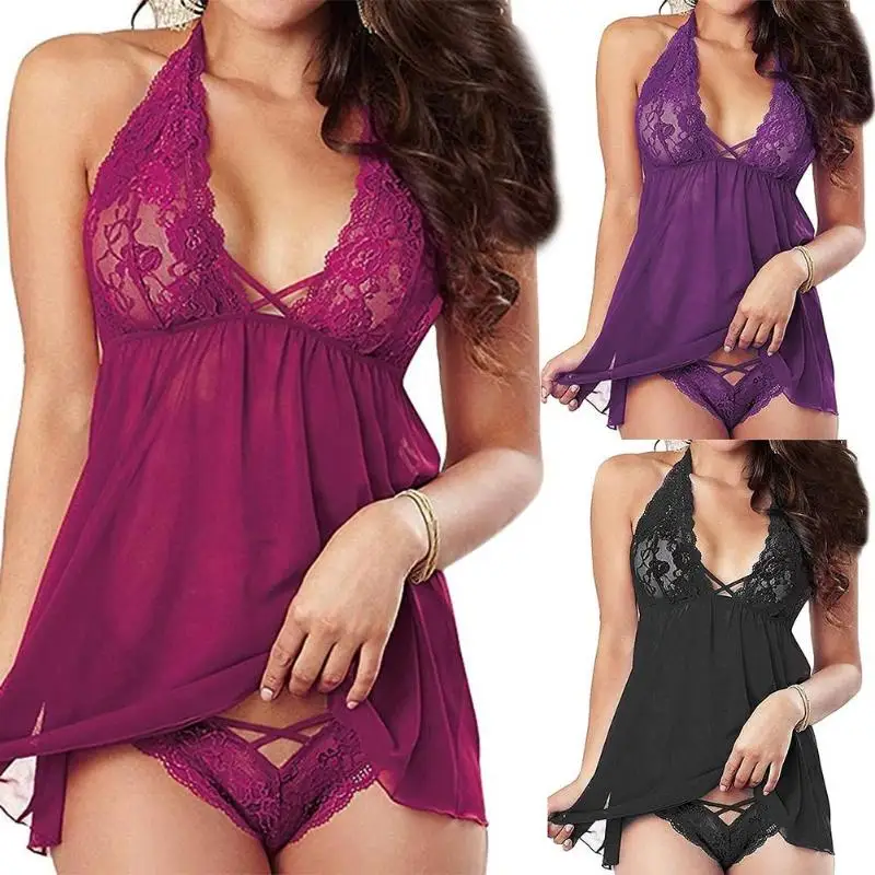 2 шт сексуальное женское белье Ночная рубашка набор набедренных повязок