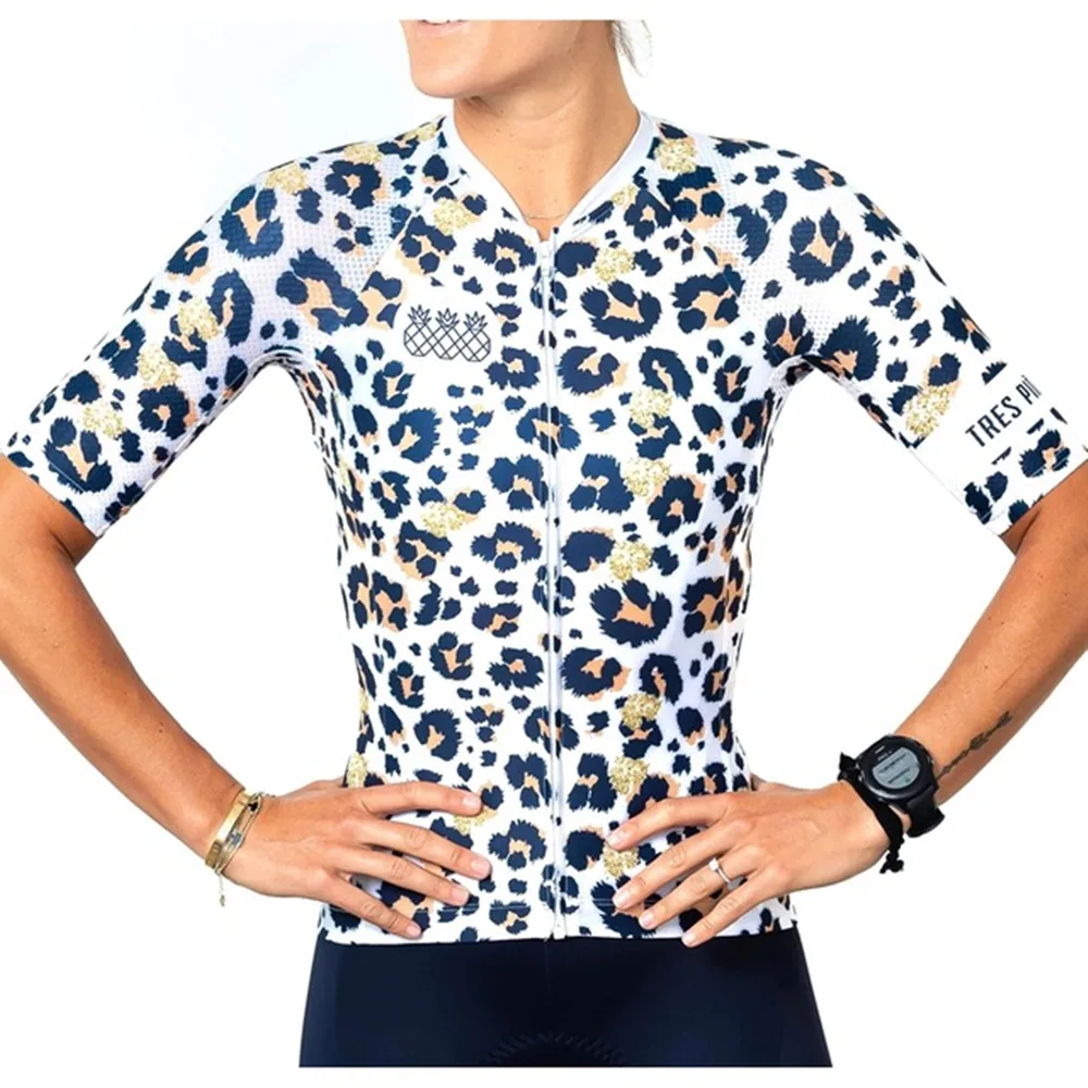 

Tres Pinas Women Cycling Jersey Roupa Ciclismo Feminina Mtb Bike Suit Summer Short Sleeve Shirts Suspender Shorts Team Clothing
