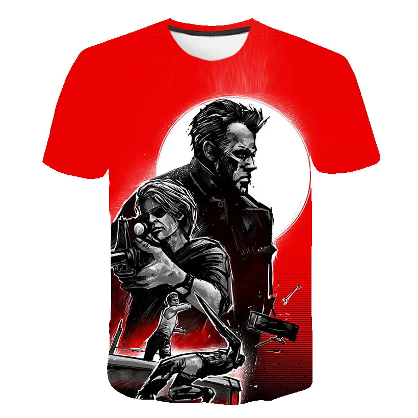 Новинка 2019 футболка Terminator dark fate 3D принт из фильма для мужчин/женщин летняя