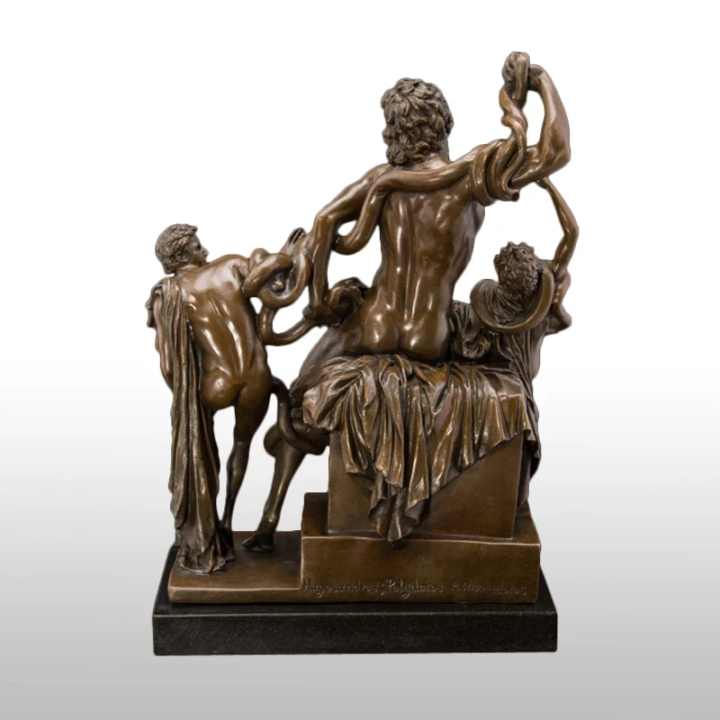 ATLIE BRONZES всемирно известная скульптура произведение искусства Laocoon и его сыновья бронзовые статуи греческие ремесла Статуэтка вилла украшения