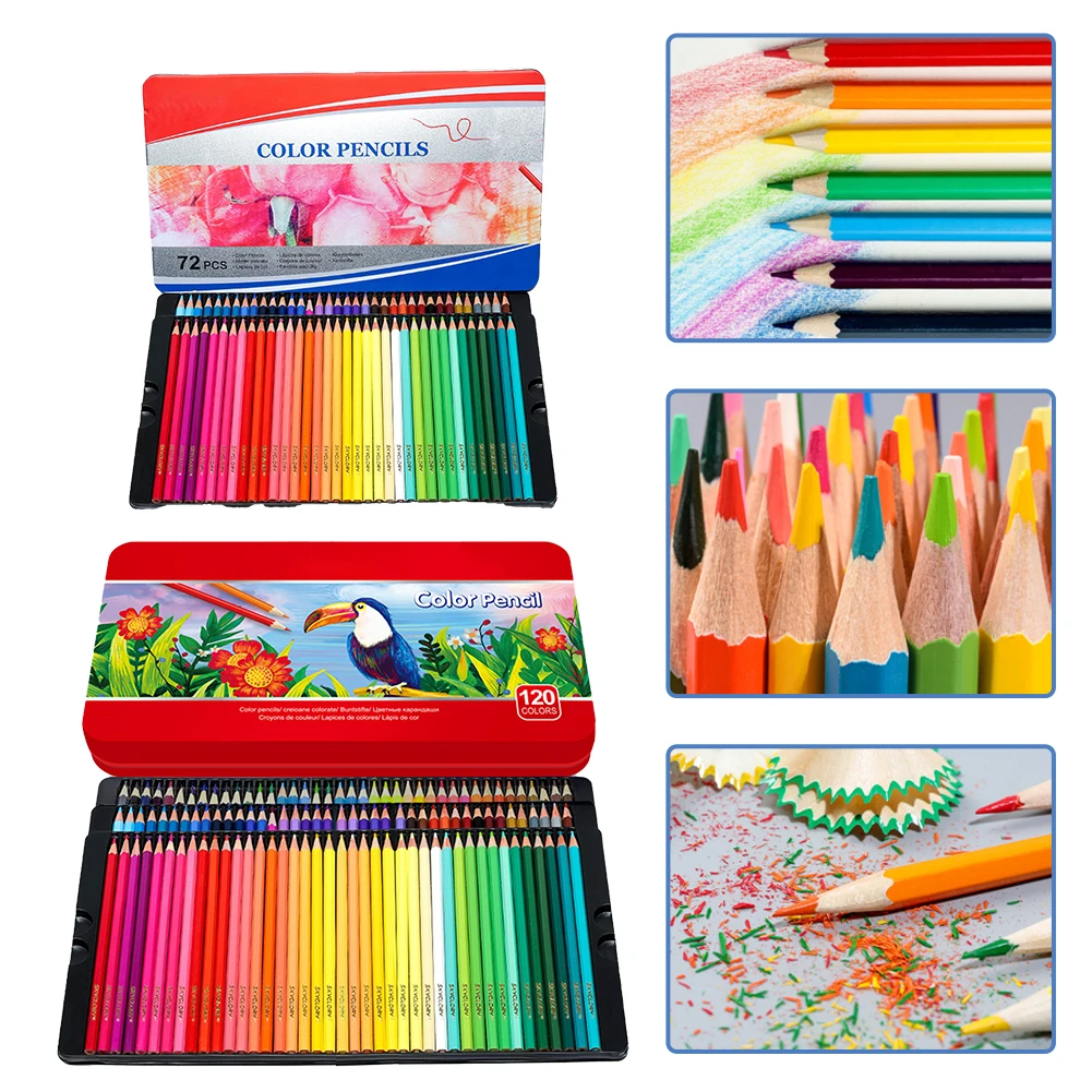 

Assorted Kids Sketch Drawing Tool Artist Office HB Crafts Travel Portable Professional Gift School Wooden Colored Pencils