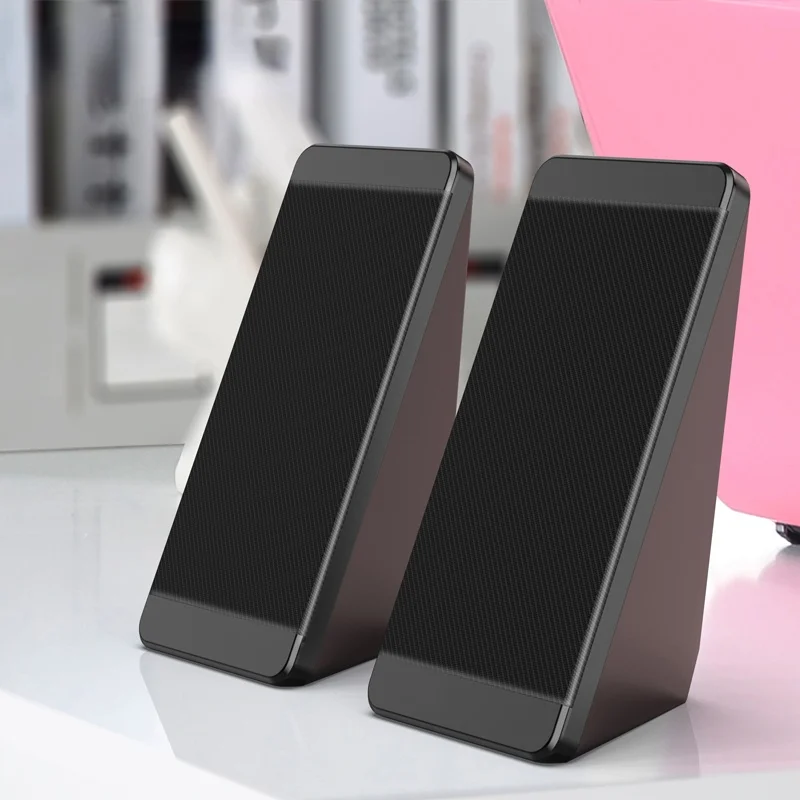 Проводные компьютерные динамики 2022 USB 2 шт. аудиоколонка для ноутбука настольного