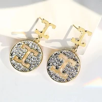 fashion european and american small fragrance classic double c shaped womens earrings fashion fashion fashion jewelry earrings