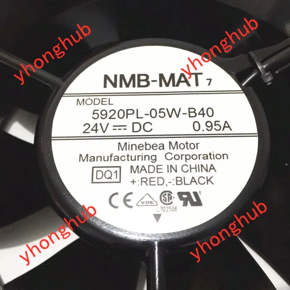 NMB MAT 5920PL 05W B40 DQ1 DC 24V 0.95A 172x150x50 мм 2 провод Сервер вентилятор охлаждения|Кулеры и