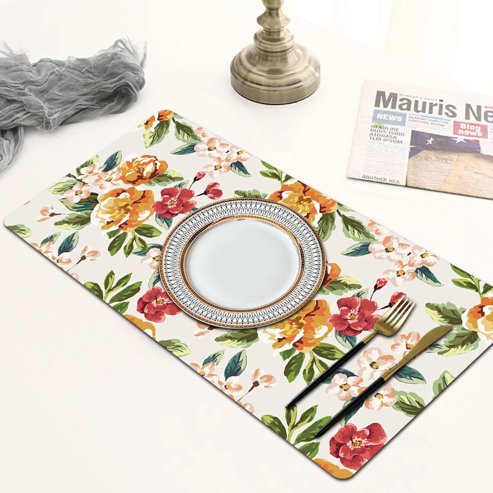 

Kitchen Placemat Tableware Pad Coaster Home Party Decoration Mat Restaurant Table Mat