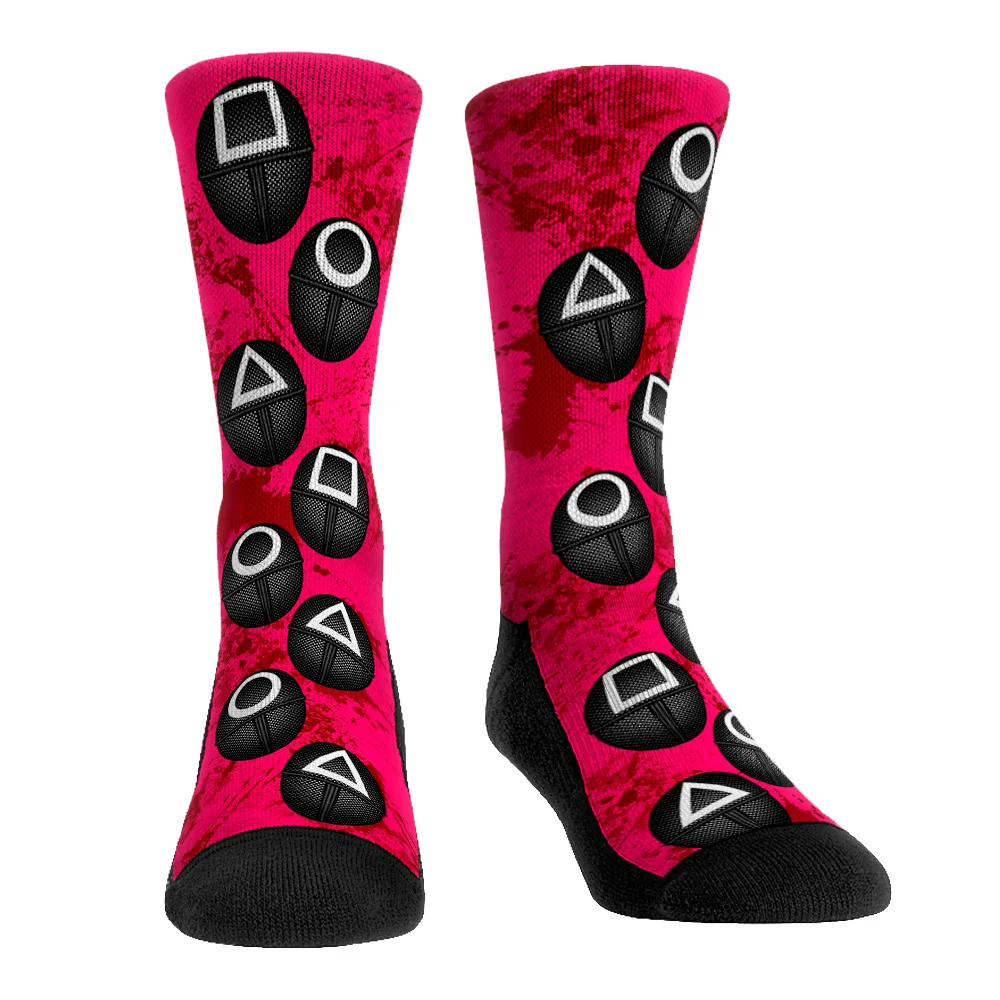 

12 Styles Squid Game Socks Baseball Socks Unisex Adult Teen Youth Socks Halloween Christmas Fashion New Gift For Men And Women
