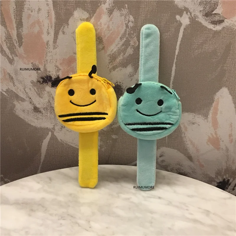 Симпатичный плюшевый Кошелек на запястье для девочек 2 цвета кошелек монет с