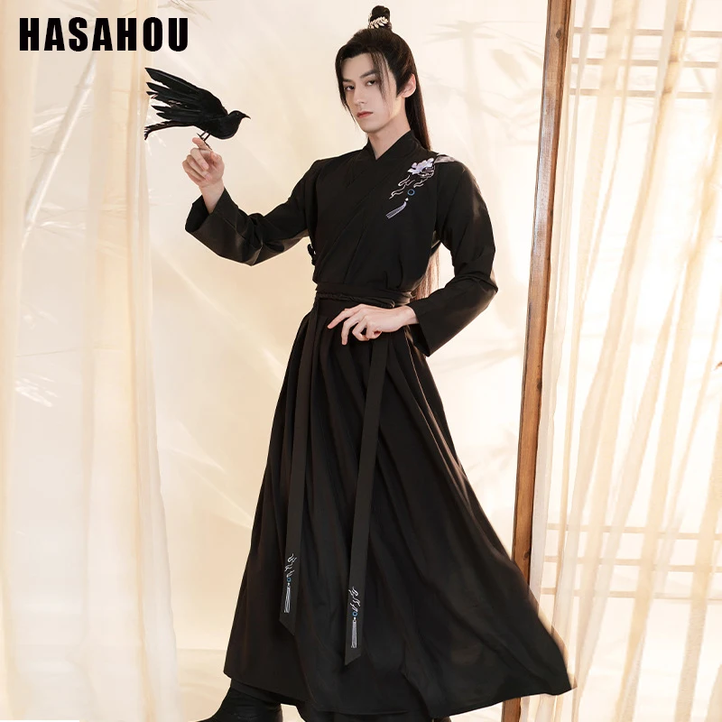 Женское традиционное платье ханьфу большого размера мужской костюм династии
