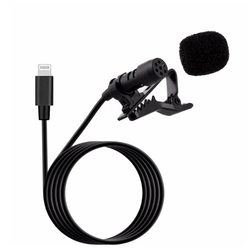 buttonhole mini lavalier microphone lapel for iphone android do mobile cell phone smartphone gaming mikrofon mic micro tie usb free global shipping