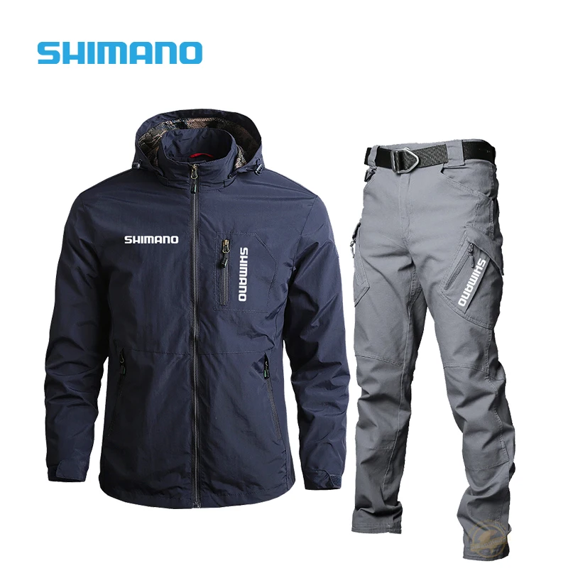 

SHIMANO Autumn Winter Fishing Suits Outdoor Breathable Breathable Windproof Fishing Set High Quality Mountaineering Sport Suits