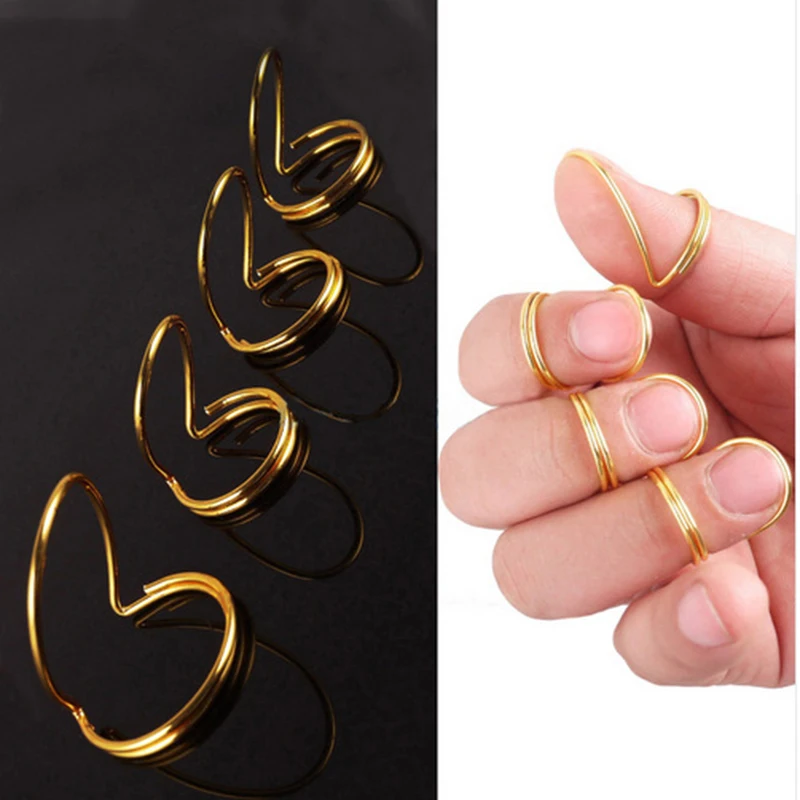 4Pcs Metal Guitar Picks Adjustable Thumb Finger Stretchable Good Pick High Grade Bass Accessories | Спорт и развлечения