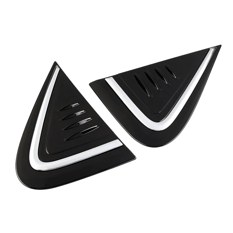 ABS Хромированная дверь боковая вентиляция воздушный поток крыло на выходе Крышка