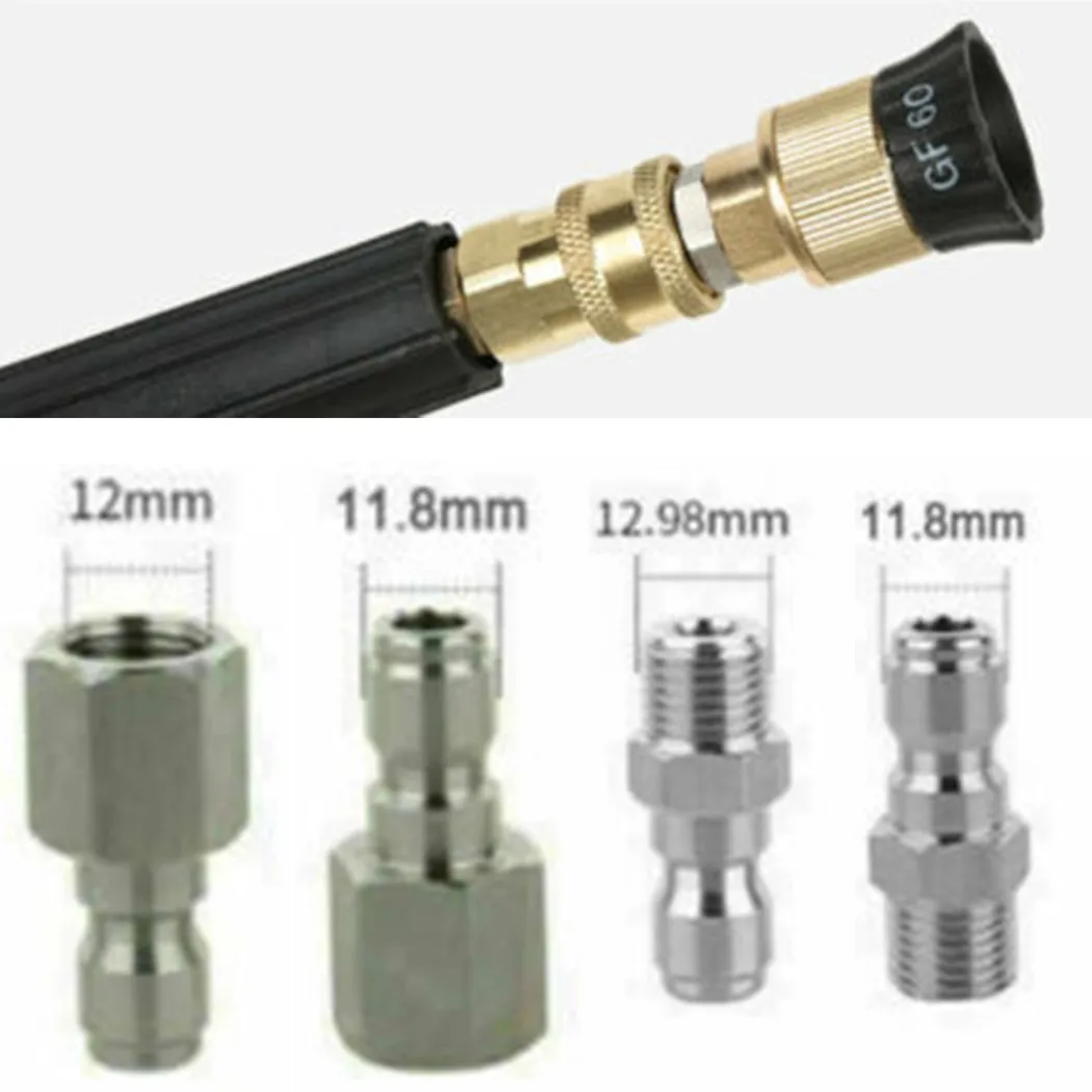 

Connector Washer Adapter Coupler Fitting For Gun High Pressure .Quick Release Washer High .Replacement Couplers Garden Fittings