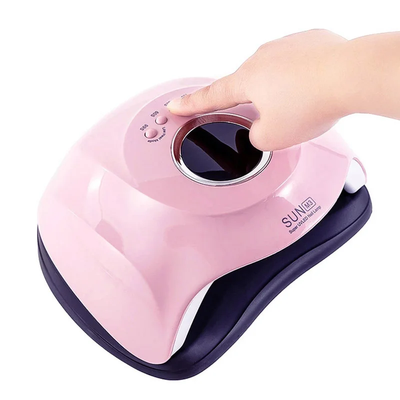 

Powerful Sun M3 UV LED Nail Dryer 45 Led UV Lamps 90 / 60 / 30 / 10s Polished Nail Drying Lamp Pink Professional Nail Lamp