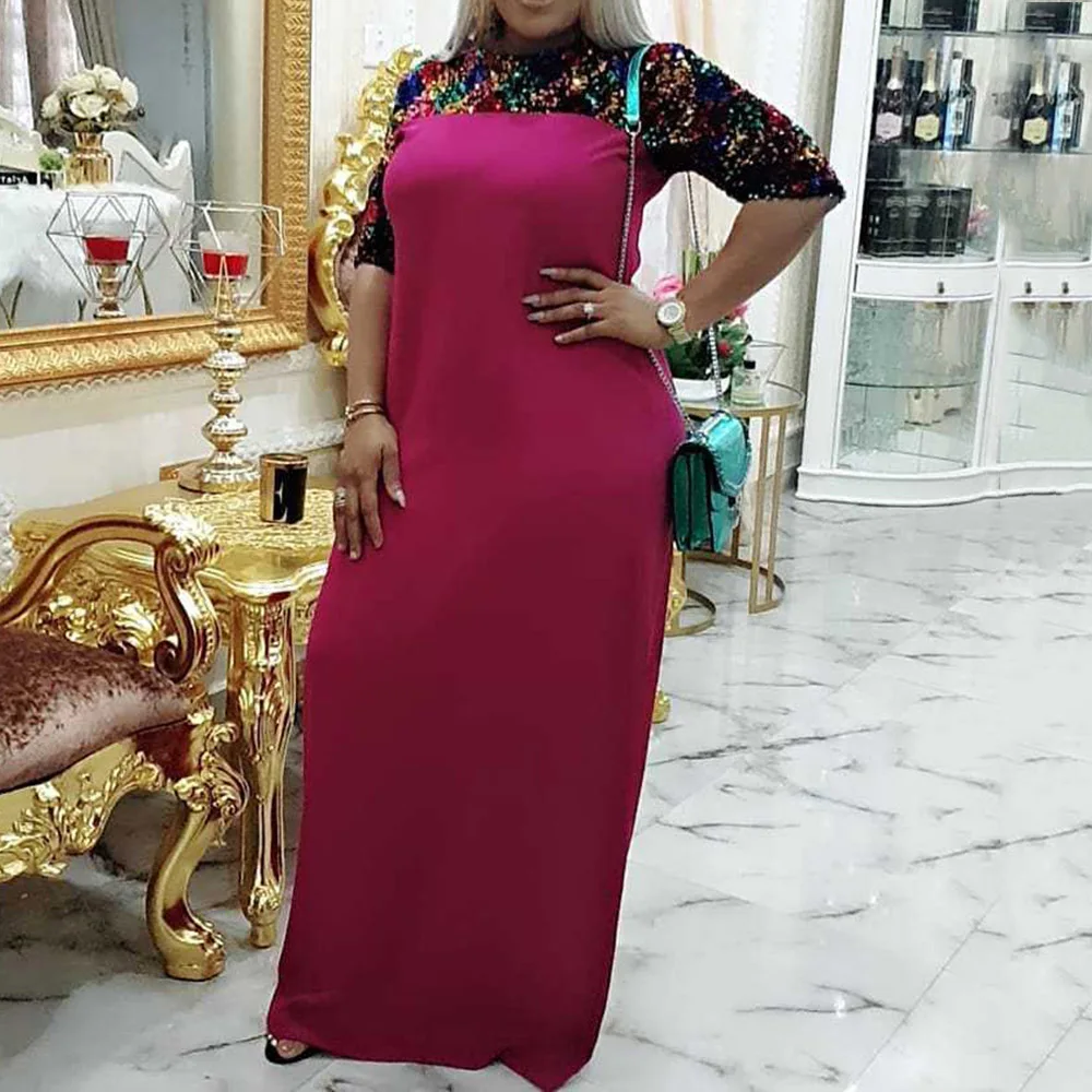 Женские вечерние платья большого размера плюс в африканском стиле винтажное