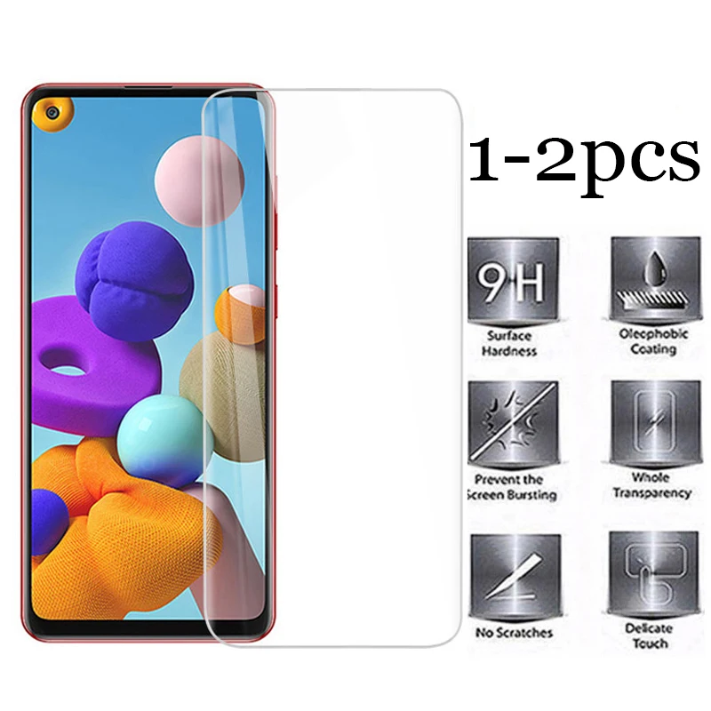 

Стекло для Samsung A21S стекло протектор экрана для Samsung Galaxy A21 A 21 S A 21 S a21s закаленное стекло 1-2 шт пленки samsunga21s