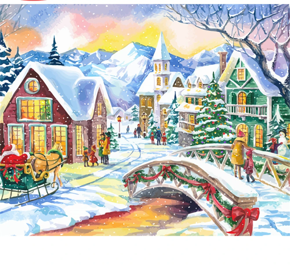 

CraftArtGo картина по номерам пейзаж рисунок на холсте Ручная роспись подарок алмазов картина по номерам водопад комплекты, украшение для дома