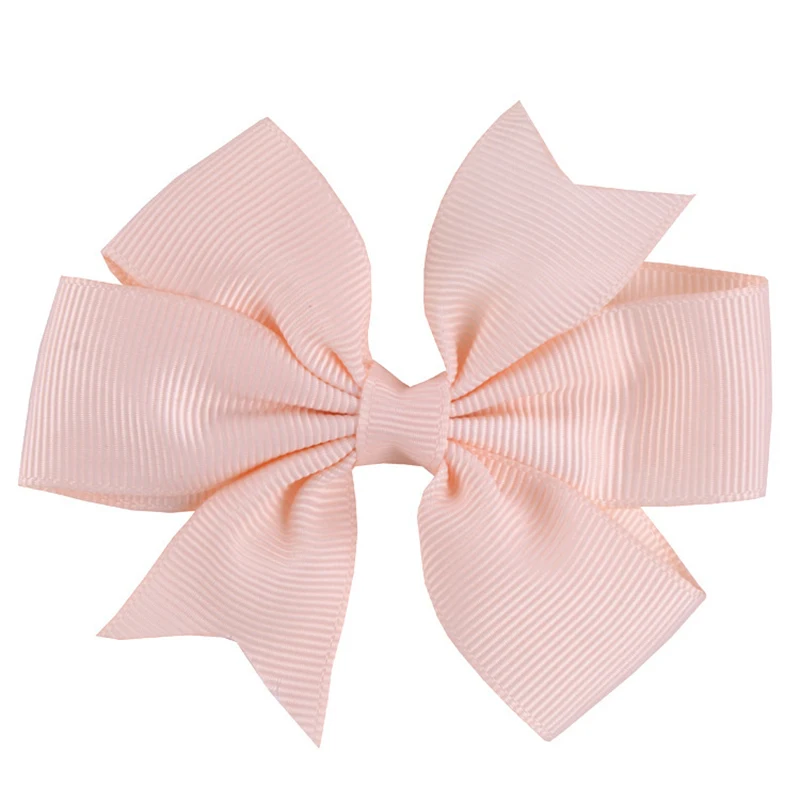 Horquillas con lazo grande para beb&eacute; y ni&ntilde;a, 1 pieza, lazo, cinta de grogr&eacute;n, pinzas para el pelo, accesorios para el cabello liso-3