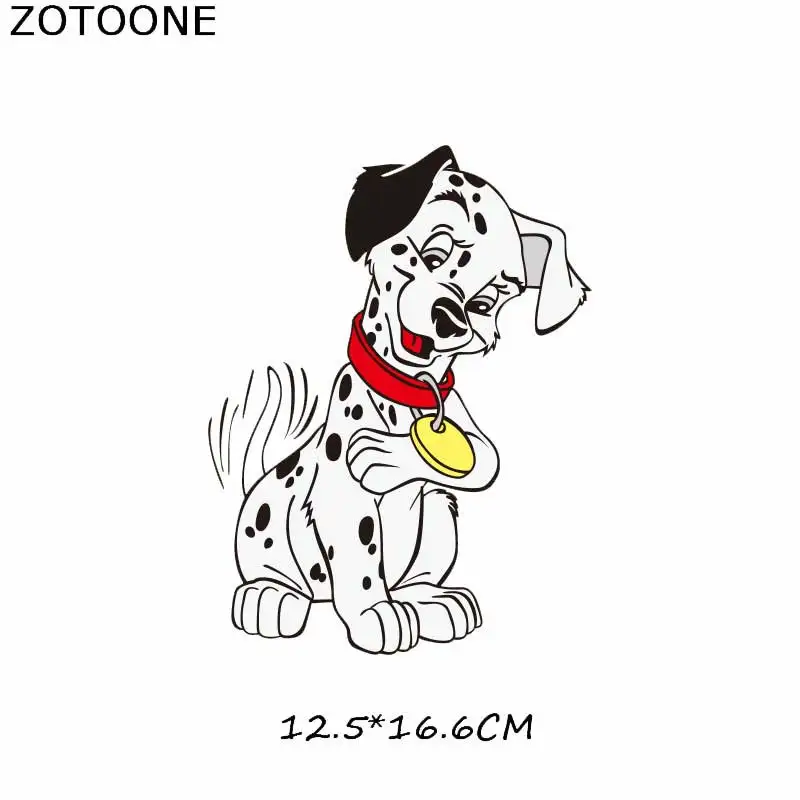 ZOTOONE милая собака мультфильм Железная на патч для детей наклейка на одежду DIY животных Тепловая аппликация передачи для футболки с принтом G - Цвет: 178