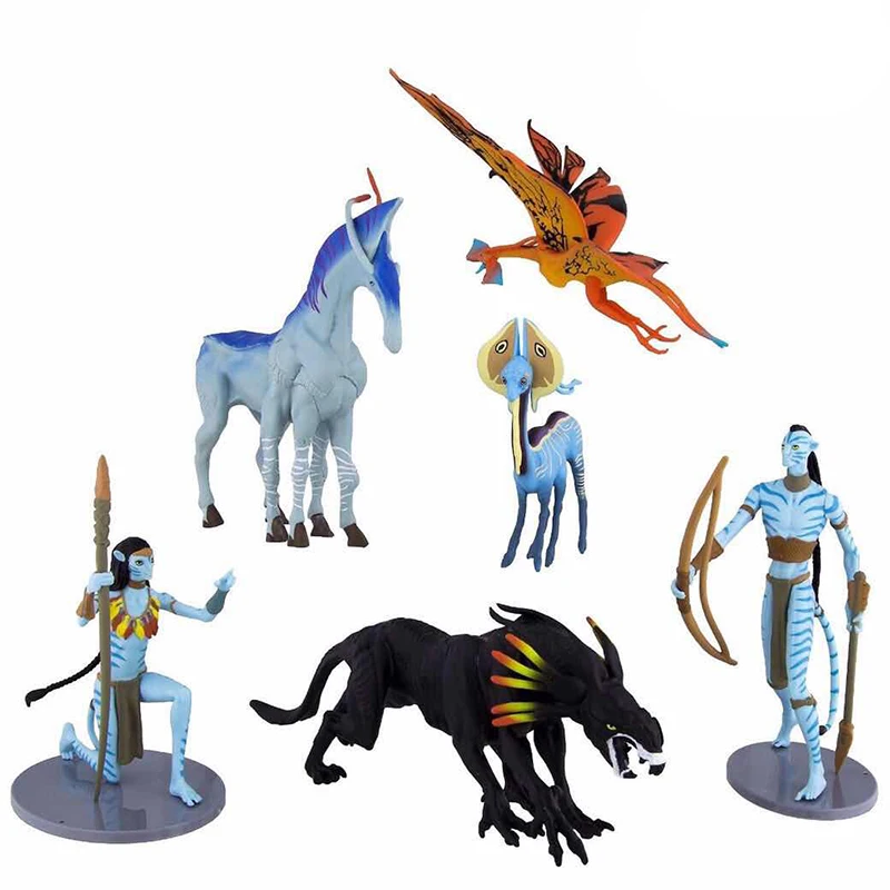 

6pcs/set Movie Avatar 2 Characters Neytiri & Jake PVC Figure Model Toys