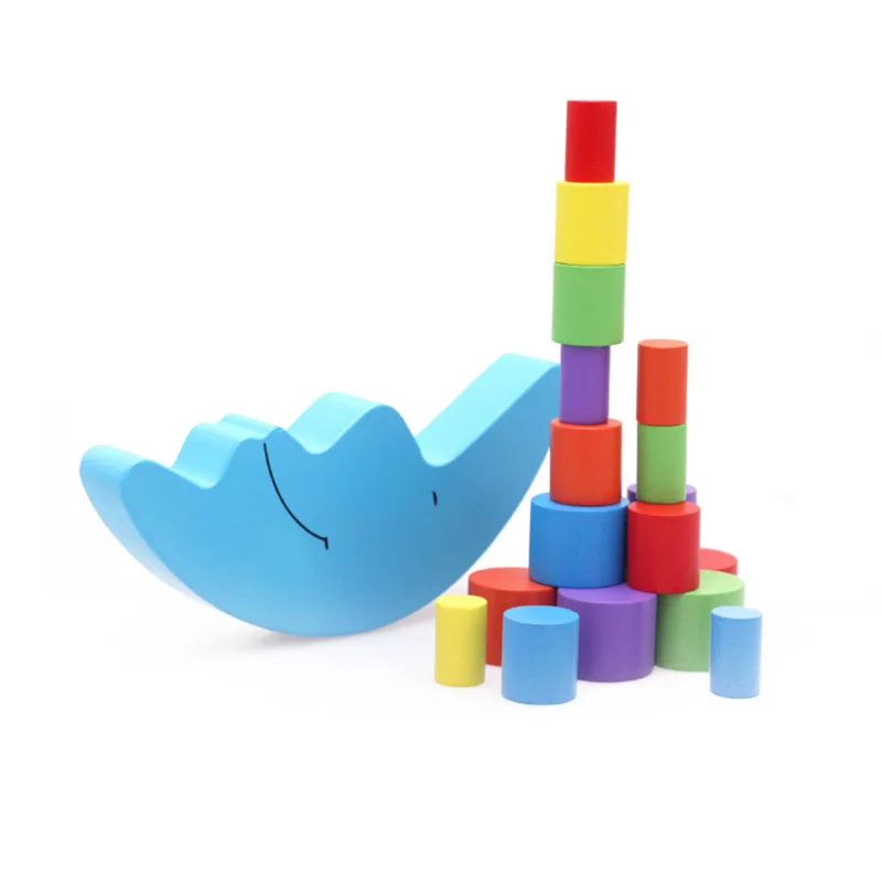 

Baby Early Education Toys Wooden Moon Balance Educational Toys Building Blocks Kids Children'S Balance Toys Wooden Toys Balance