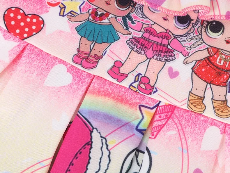 Забавное платье с героями мультфильмов кукла Сюрприз новое принцессы на одно