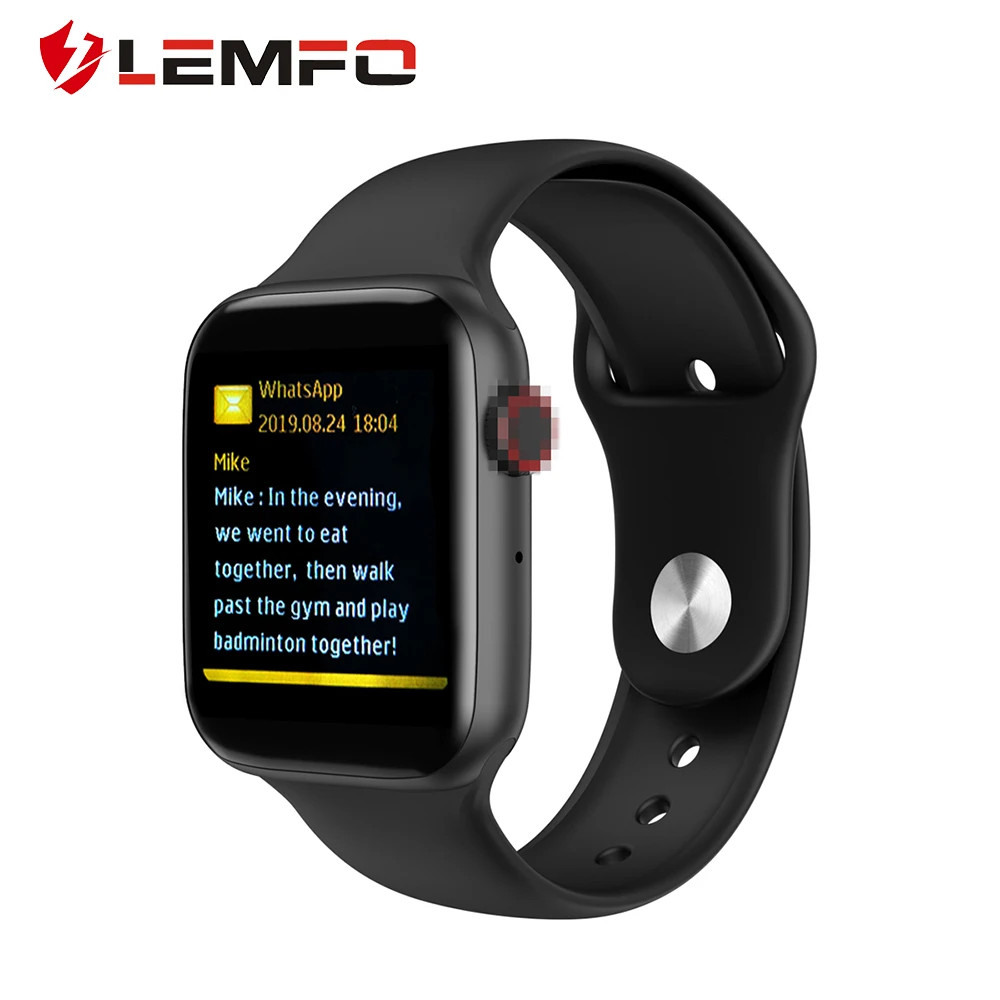 LEMFO умные часы Series4 для мужчин ЭКГ сердечного ритма фитнес-монитор Bluetooth Вызов полный сенсорный экран Smartwatch для Apple Android телефон
