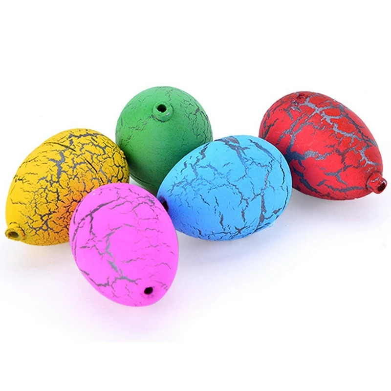 

60PCS Hatching Growing Dino Eggs Add Water Magic Cute Children Toy Colorful