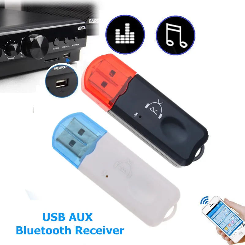 Kebidumei Car USB Bluetooth V2.1 Receiver Audio Stereo Wireless Handsfree Adapter Dongle Kit For Speaker | Автомобили и мотоциклы