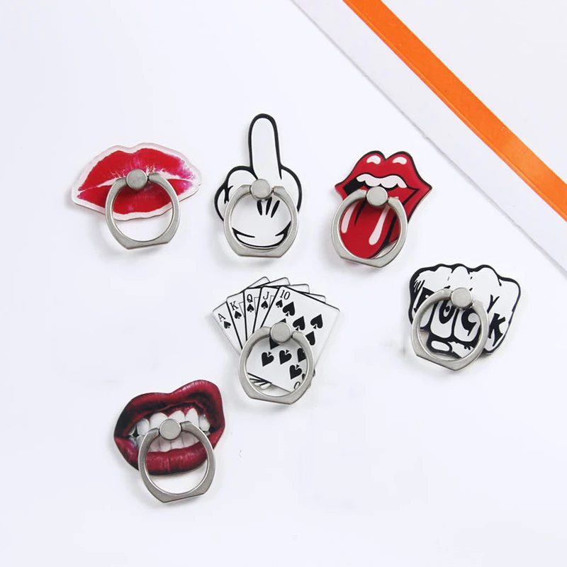 360 градусов мобильного телефона кольцо держатель на Палец Смартфон Стенд