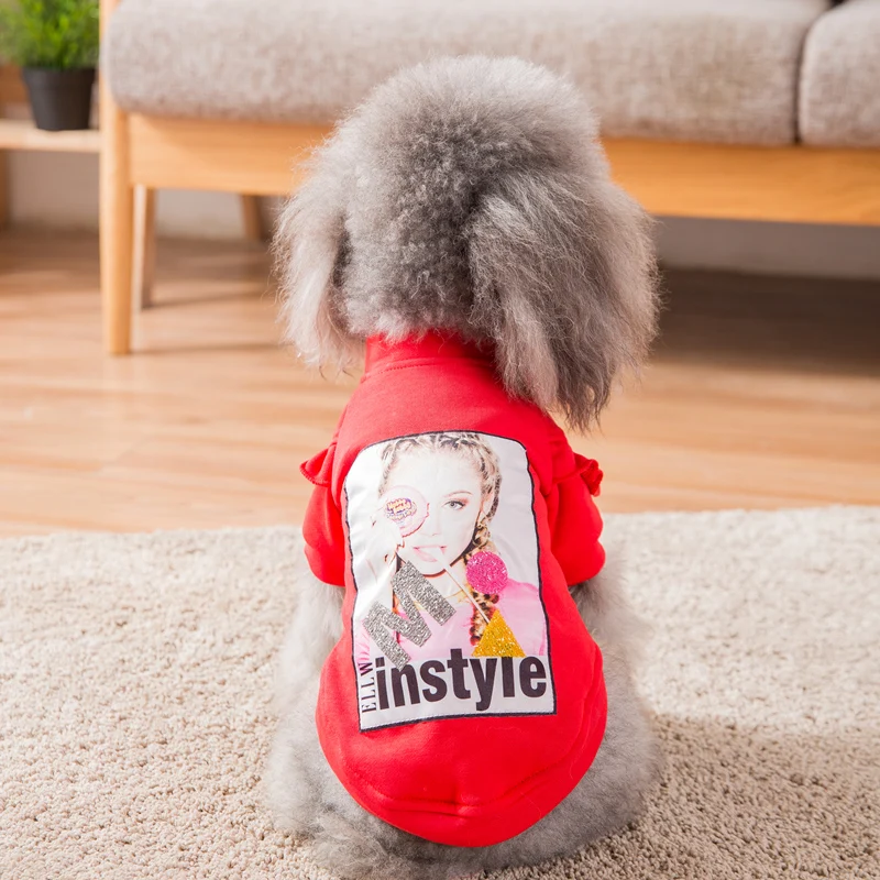 Hipidog Бесплатная доставка Одежда для маленьких щенков зимняя кофта с капюшоном