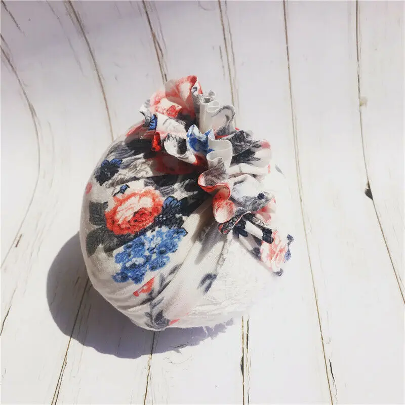 Милые детские шапочки для новорожденных девочек с бантом больниц шапочка