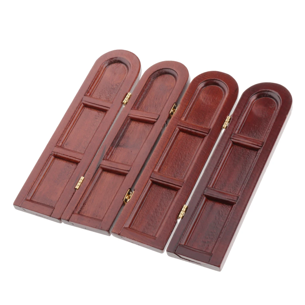 

Dollhouse Miniature Wooden Folding Screen, 1/12 Dolls House Living Room Bedroom Life Scene Ornament