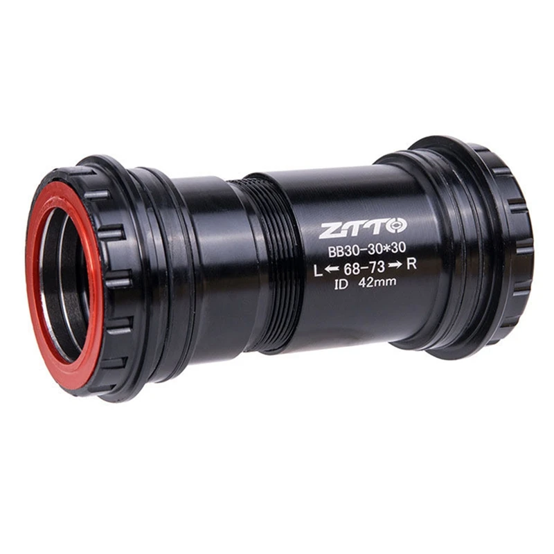 

ZTTO BB30-30 Press-Fit Thread Lock Bottom Bracket 30mm Bicycle Bottom Bracket Aluminum Alloy Bicycle Crankshaft